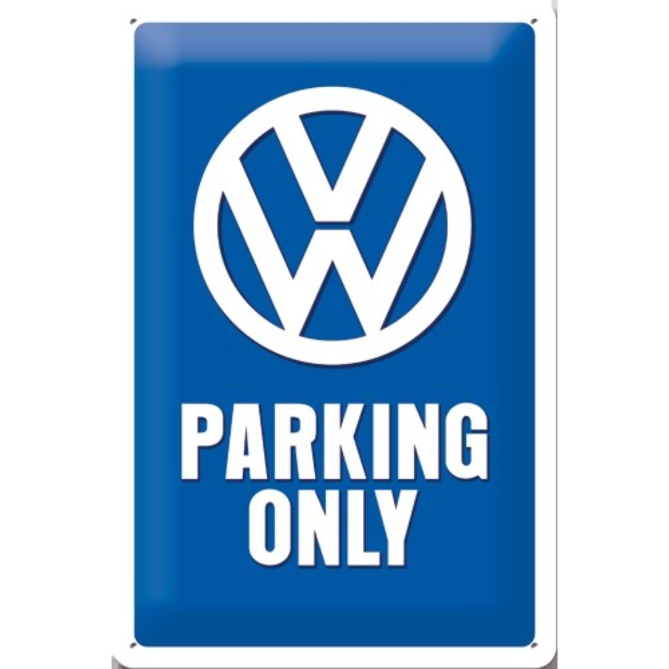 Logo FIA RETRO BRANDS Volkswagen Parking only Decoration plate