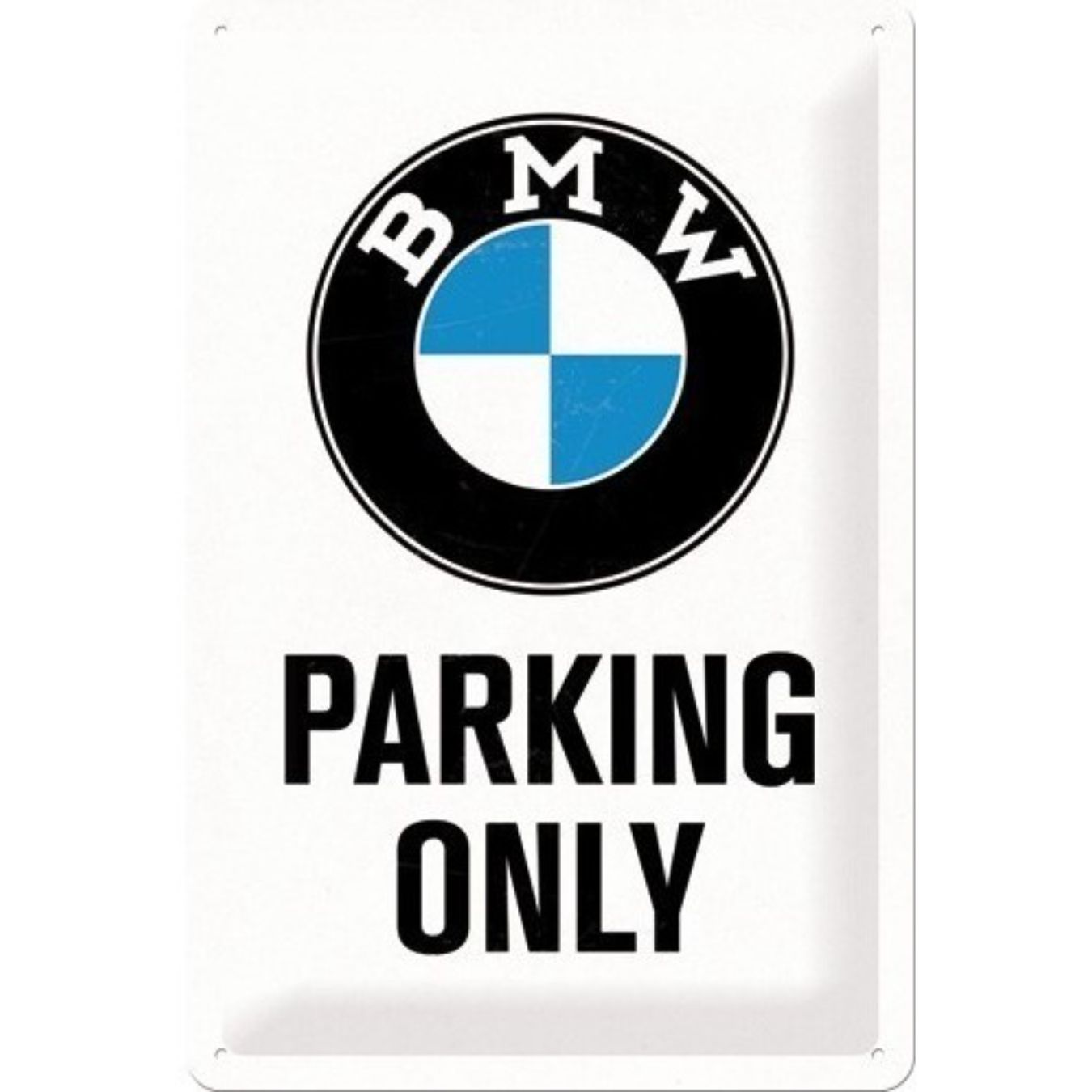 Logo FIA Plaque décoration RETRO BRANDS BMW Parking only