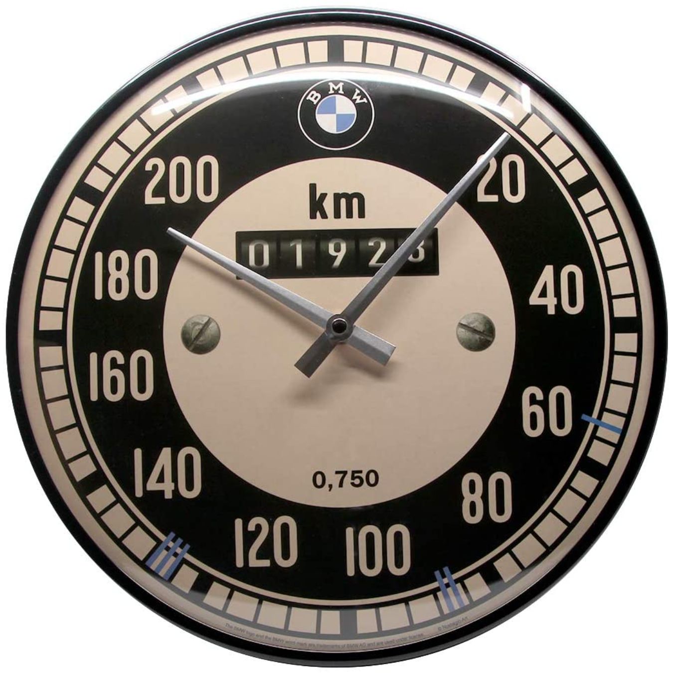 Logo FIA RETRO BRANDS BMW Speedometer Wall Clock