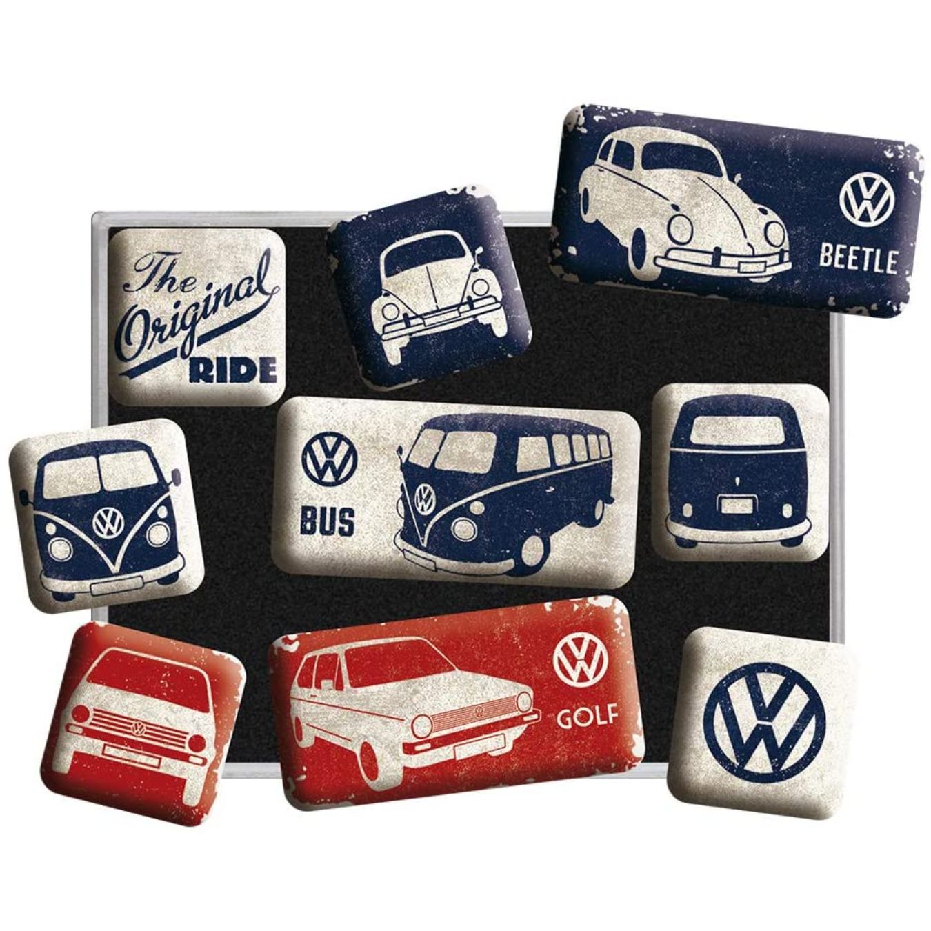 Logo FIA RETRO BRANDS Volkswagen Magnets