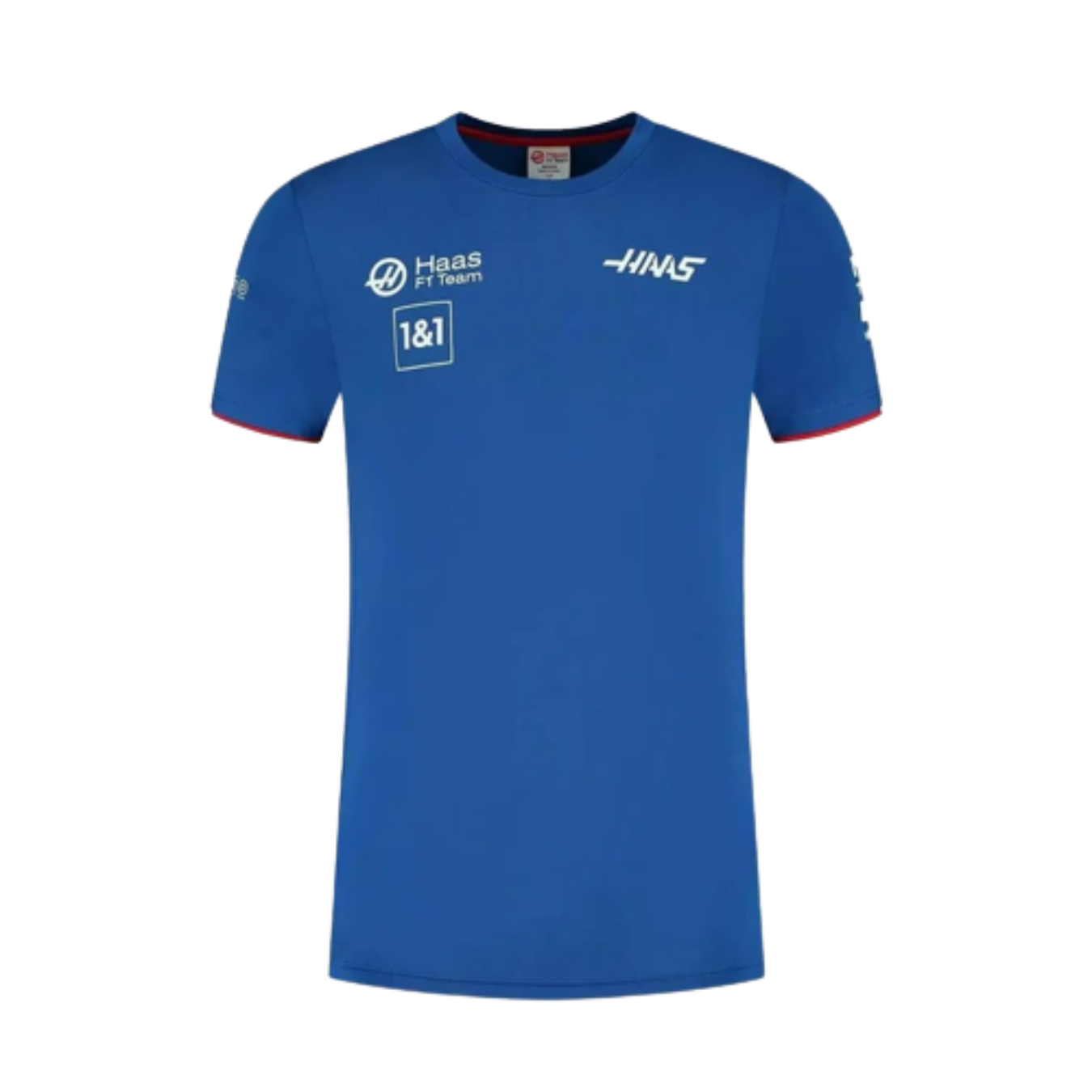 Logo FIA T-Shirt HAAS F1 TEAM Bleu pour Homme