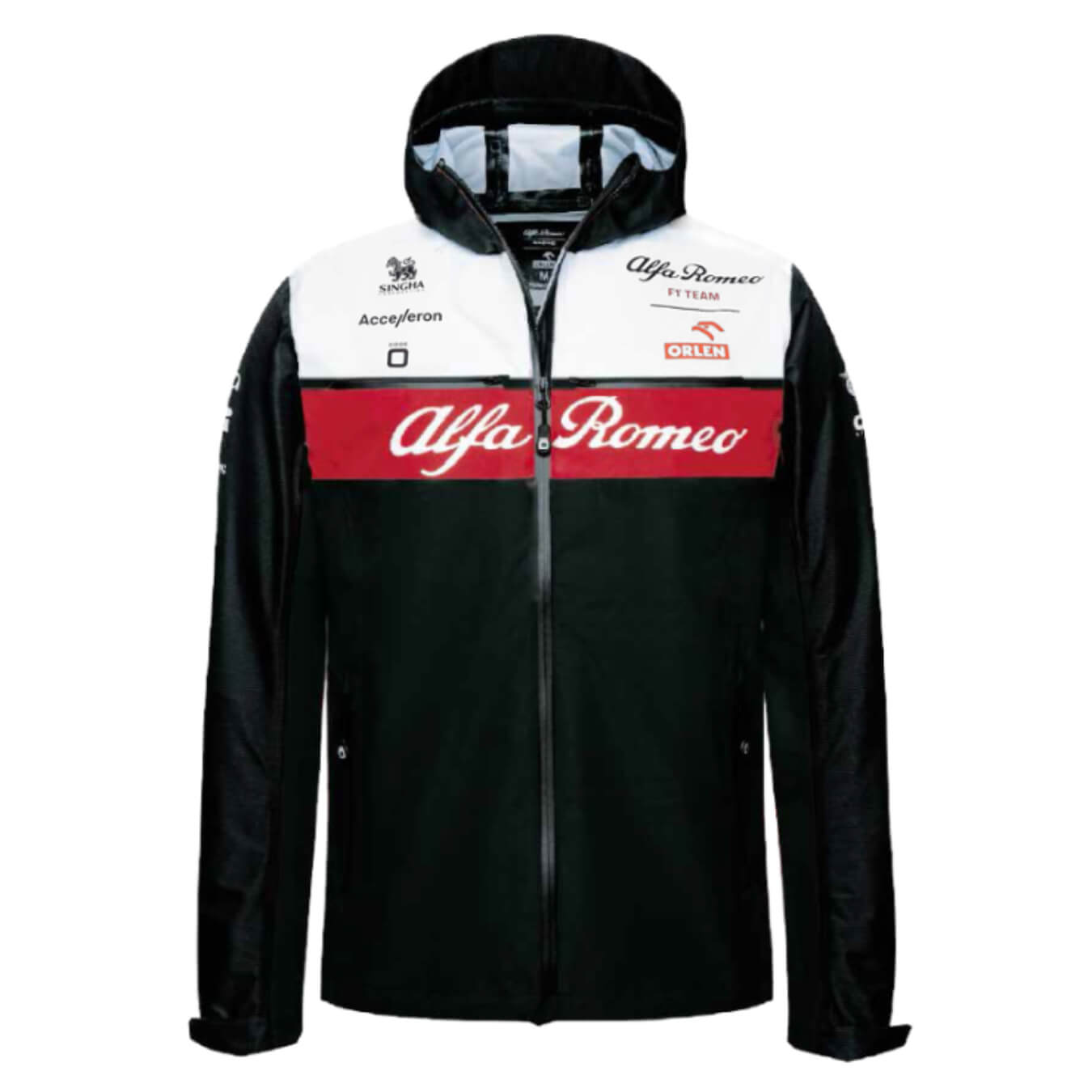 Logo FIA  ALFA ROMEO TEAM Men's Jacket - Black
