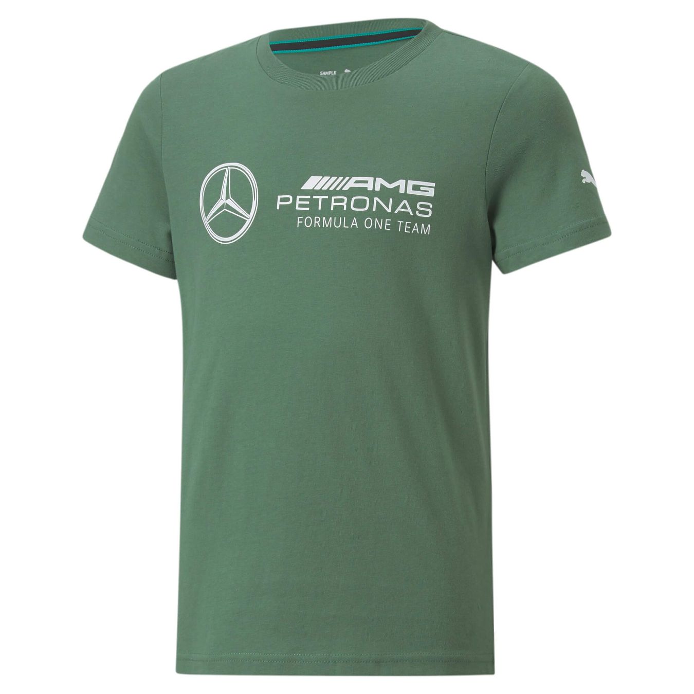 Logo FIA T-shirt MERCEDES AMG F1 Vert Enfant