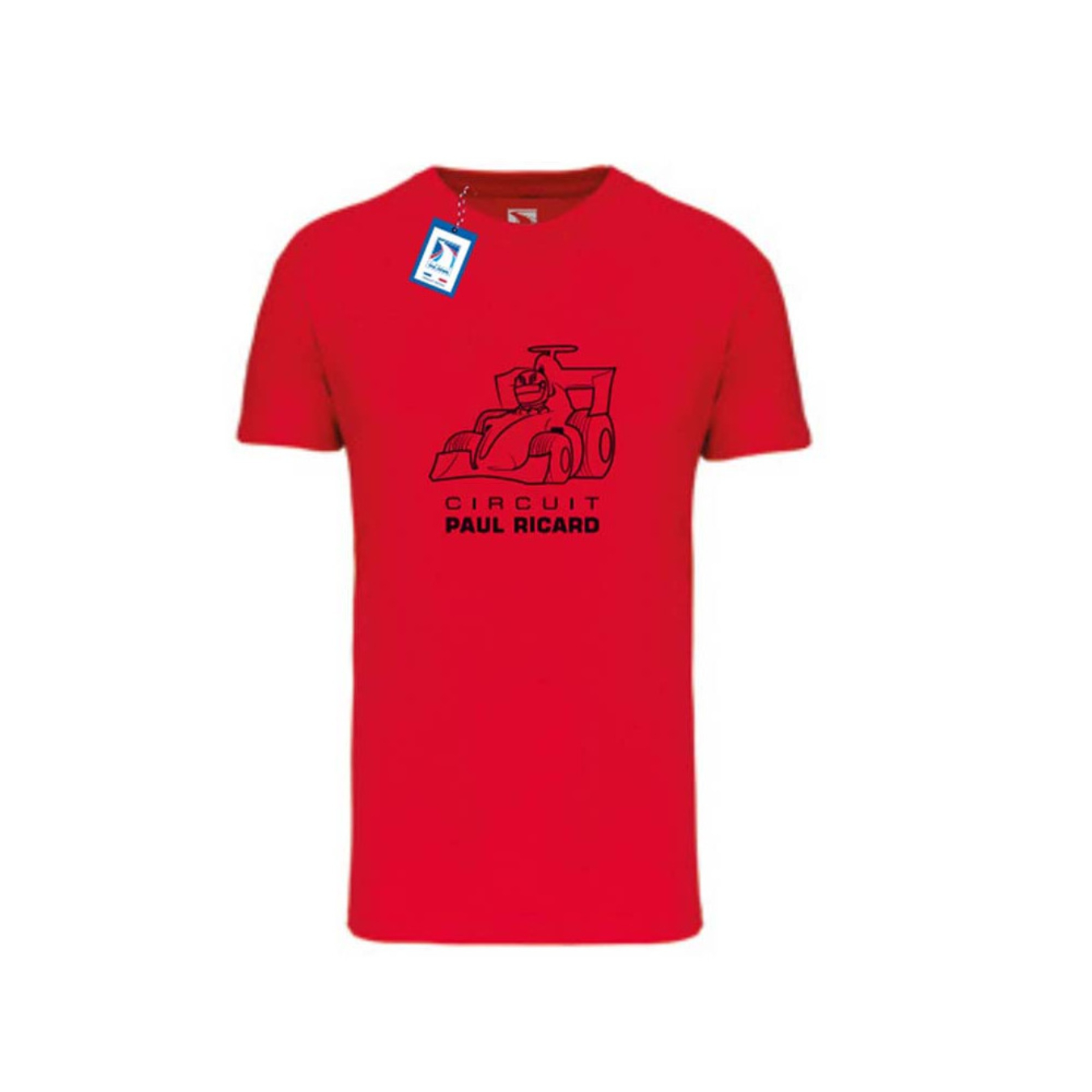 Logo FIA T-Shirt CIRCUIT PAUL RICARD MONOPLACE Rouge pour Enfant
