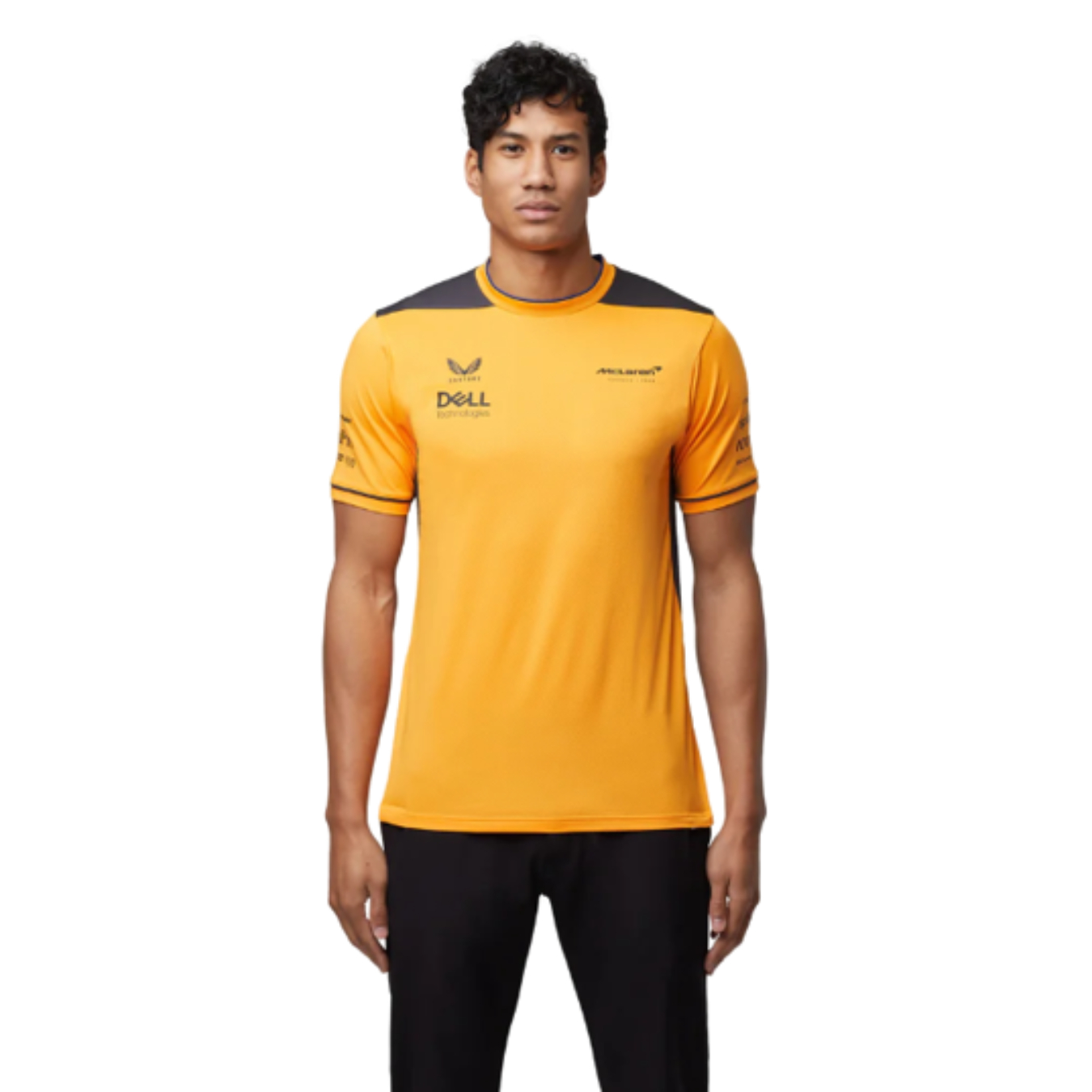 Logo FIA T-Shirt MCLAREN REPLICA Orange pour Homme