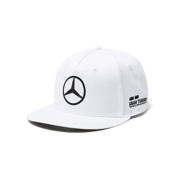 mercedes flat brim cap